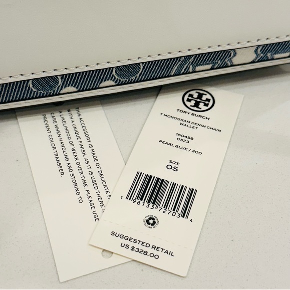 Like New Tory Burch
T Monogram Denim Wallet Crossbody - Picture 12 of 16